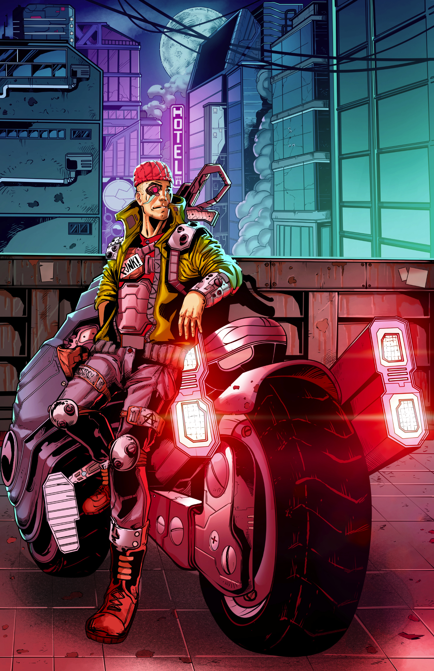 WIZ AND HIS BIKE (Version II.)